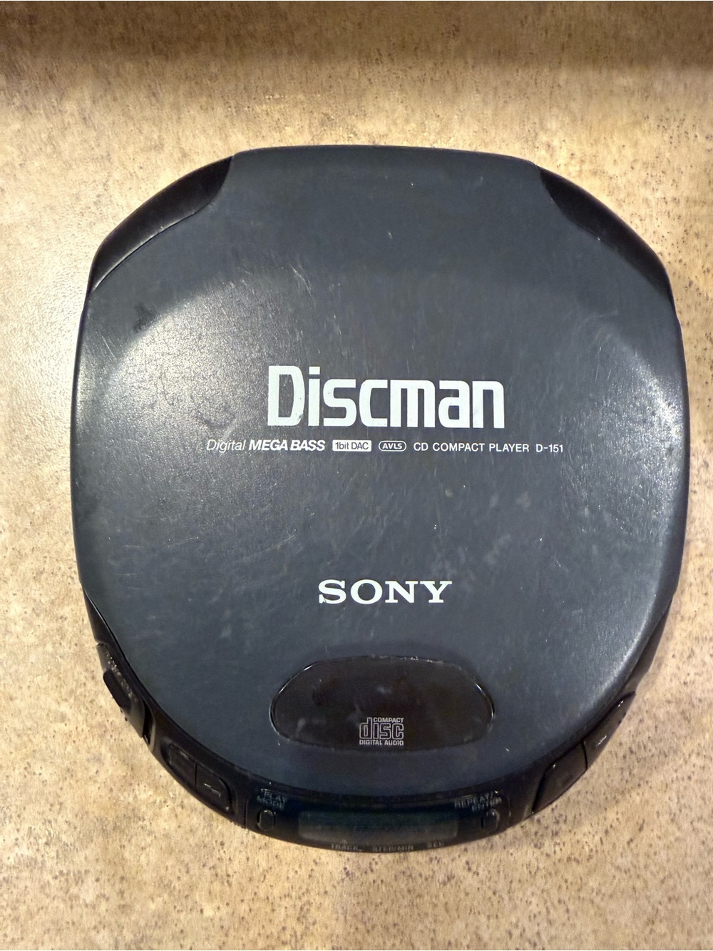 *READ* Sony Discman D-151 Portable CD Player Digital Mega Bass Vintage - Tested
